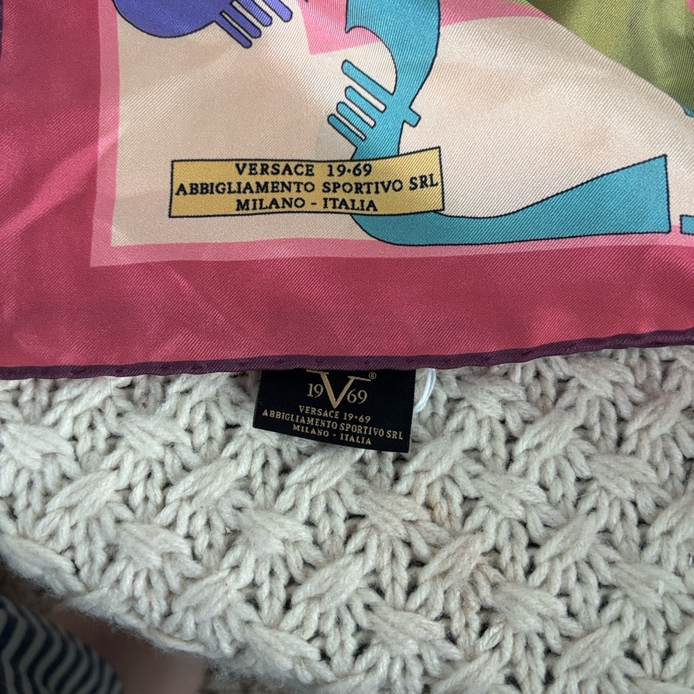 NWOT Versace Silk Scarf